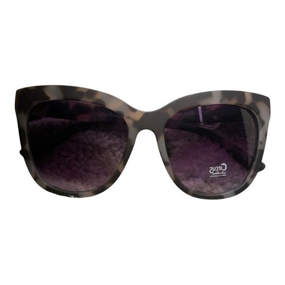 Circus NY Oversized Cat Eye Sunglasses Gray Tortoise Retro Statement Everyday - Picture 1 of 5